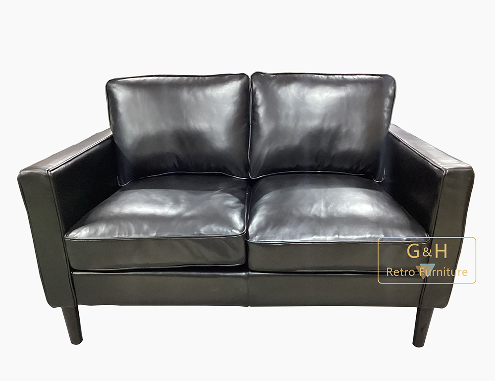 Retro Leather Sofa
