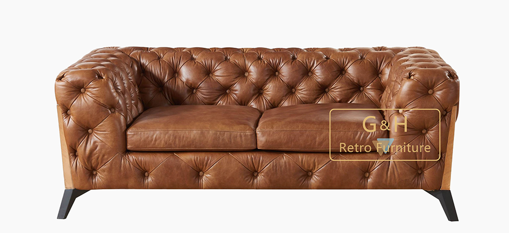 Retro Leathre Sofa
