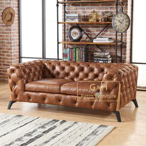 Retro Leathre Sofa