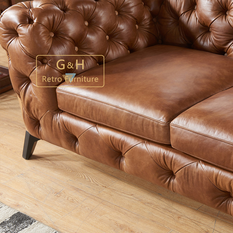Retro Leathre Sofa