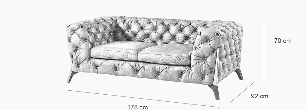 Retro Leathre Sofa