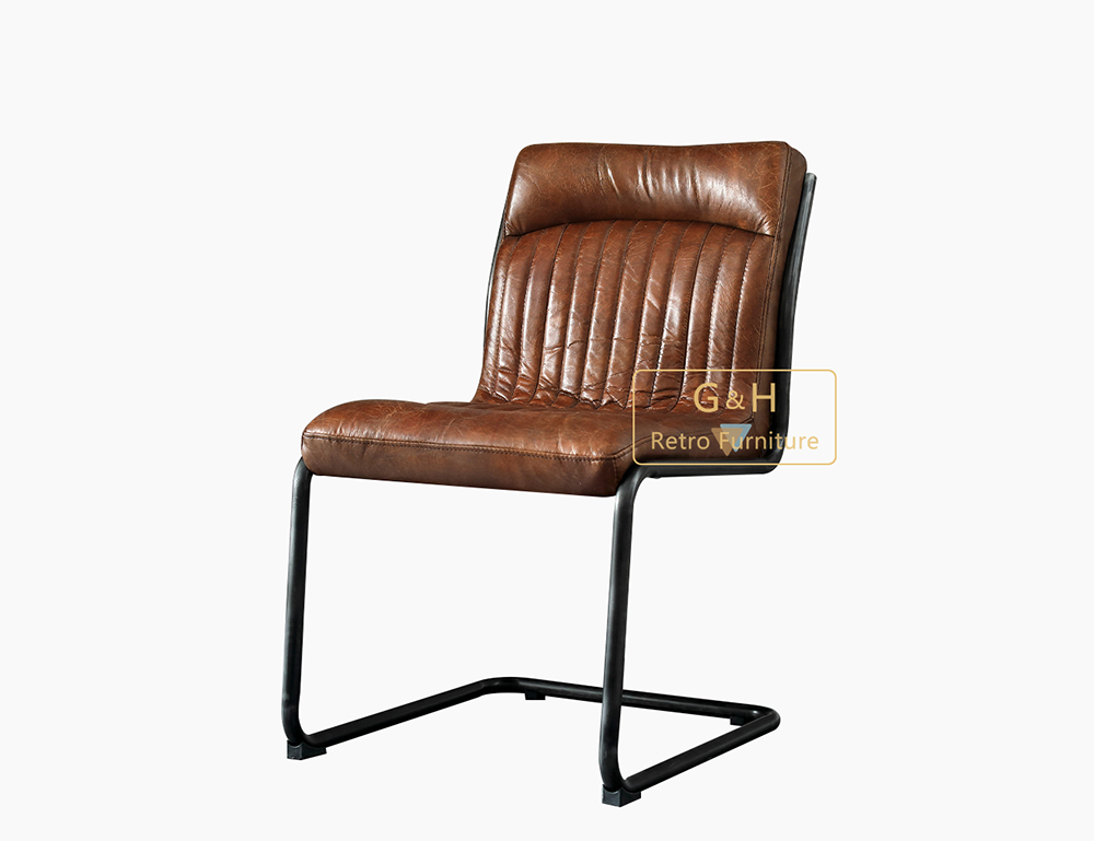 Vintage Leather Dining Chair