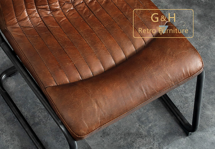 Vintage Leather Dining Chair