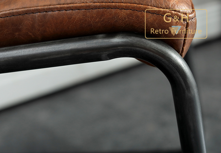 Vintage Leather Dining Chair