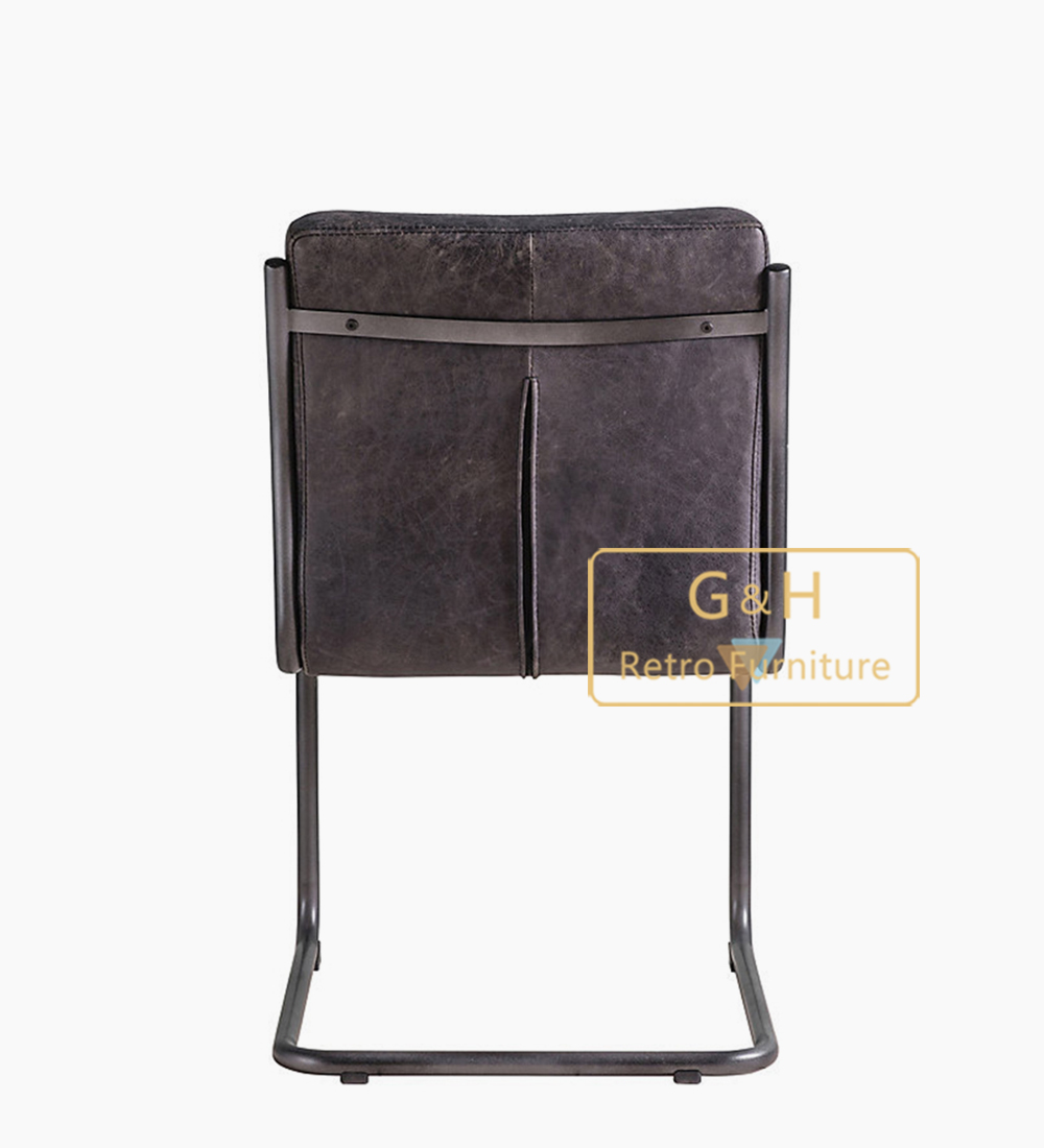 Vintage Leather Dining Chair
