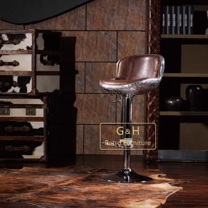 Vintage Industrial Bar Stool