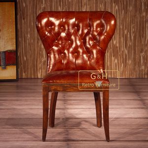 Vintage Pull Button Dining Chair