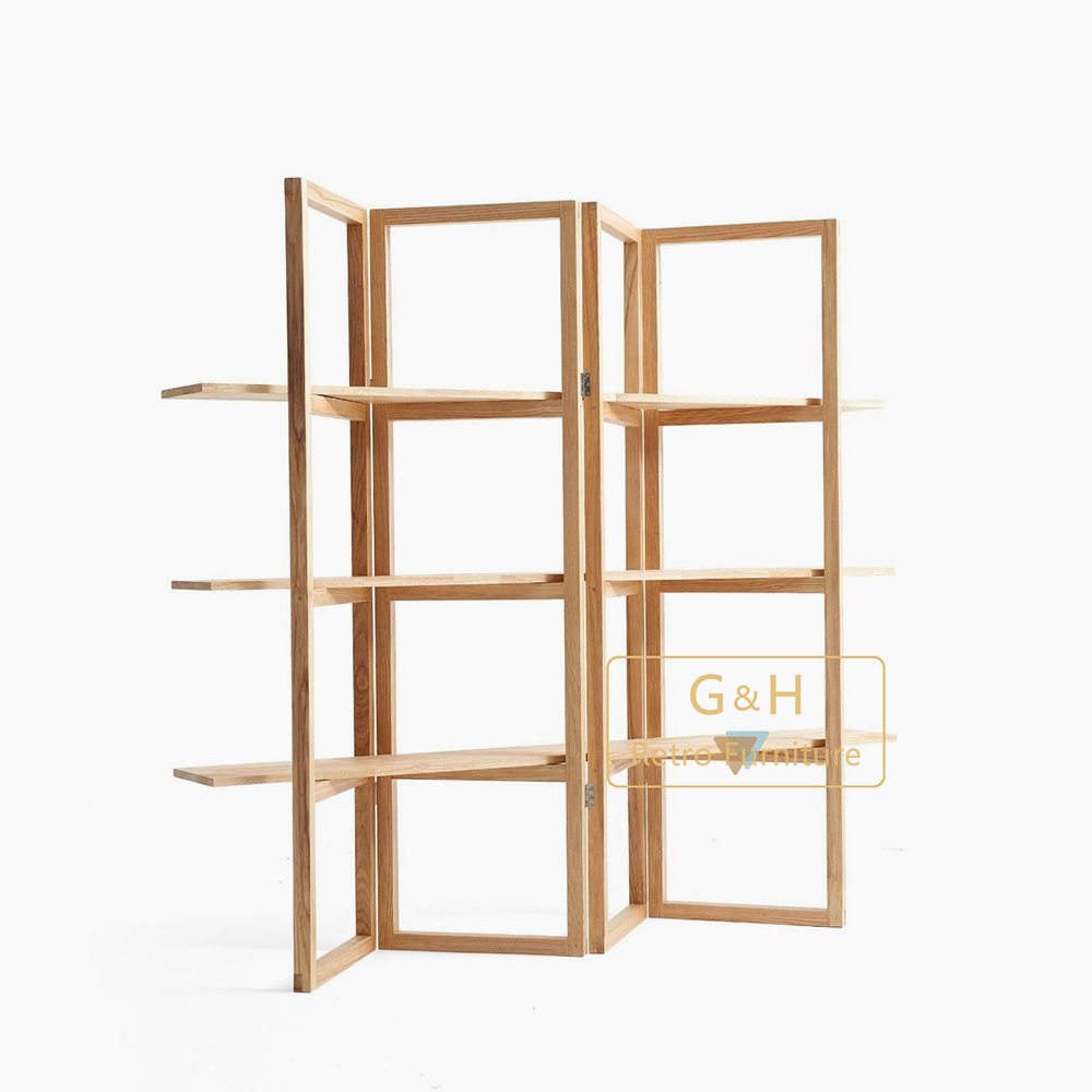 Retro Wooden Bookcase