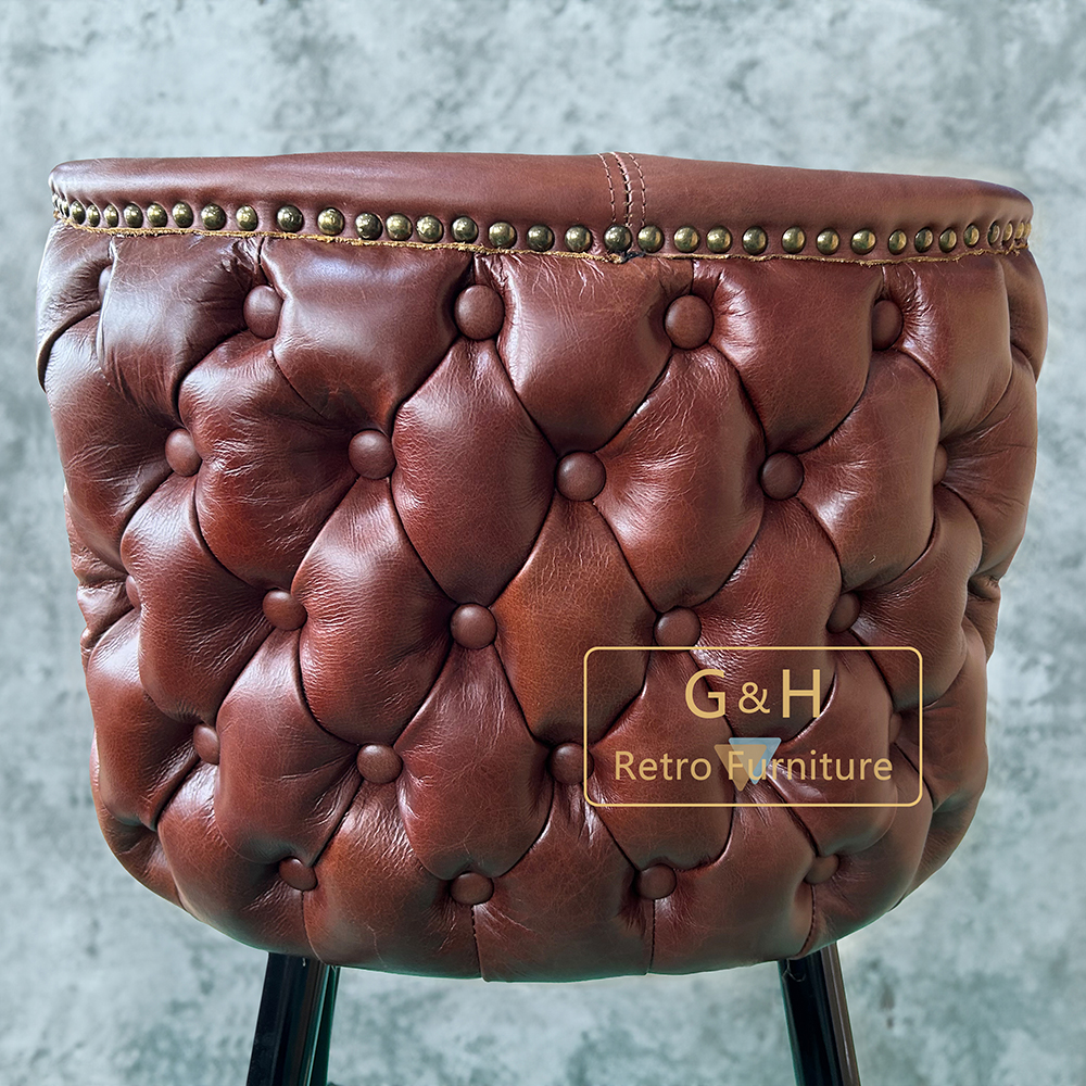 Vintage Industrial Leather Chair