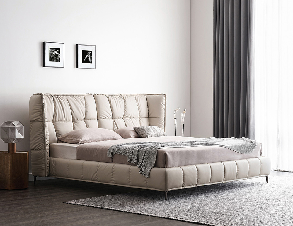 Modern Leather Bed