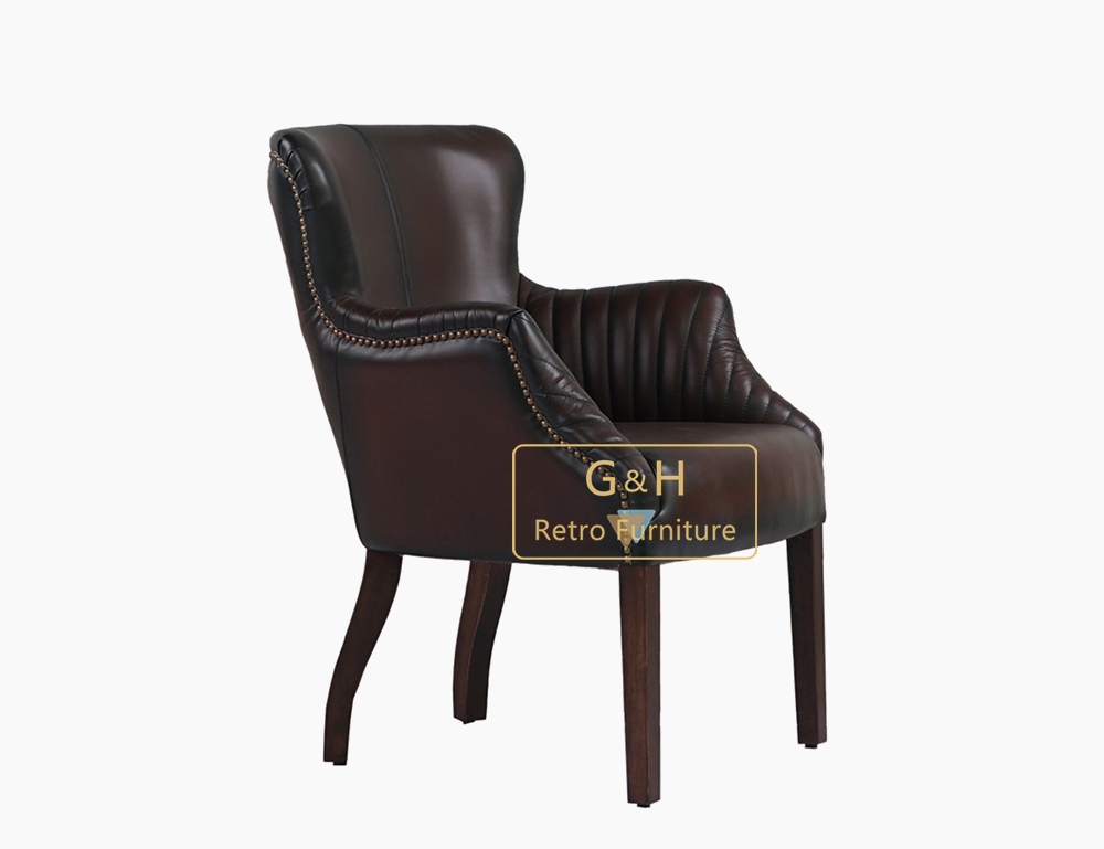 Retro Leather Armchair