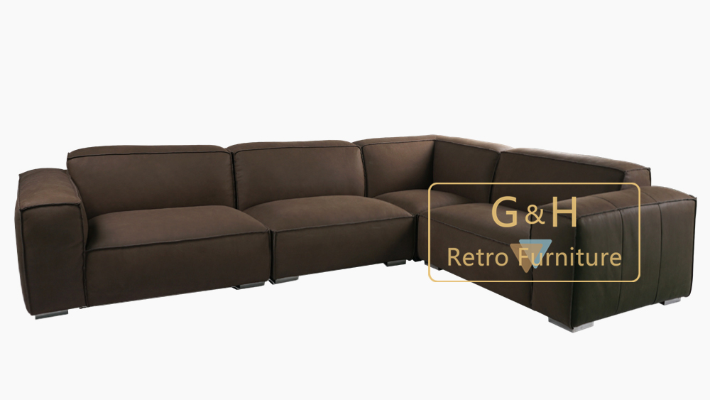 Retro Fabric Sofa Set