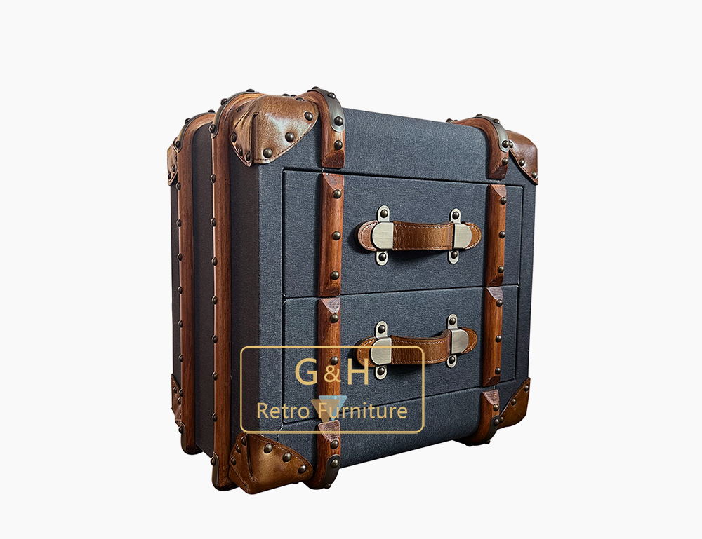Retro Fabric Trunk